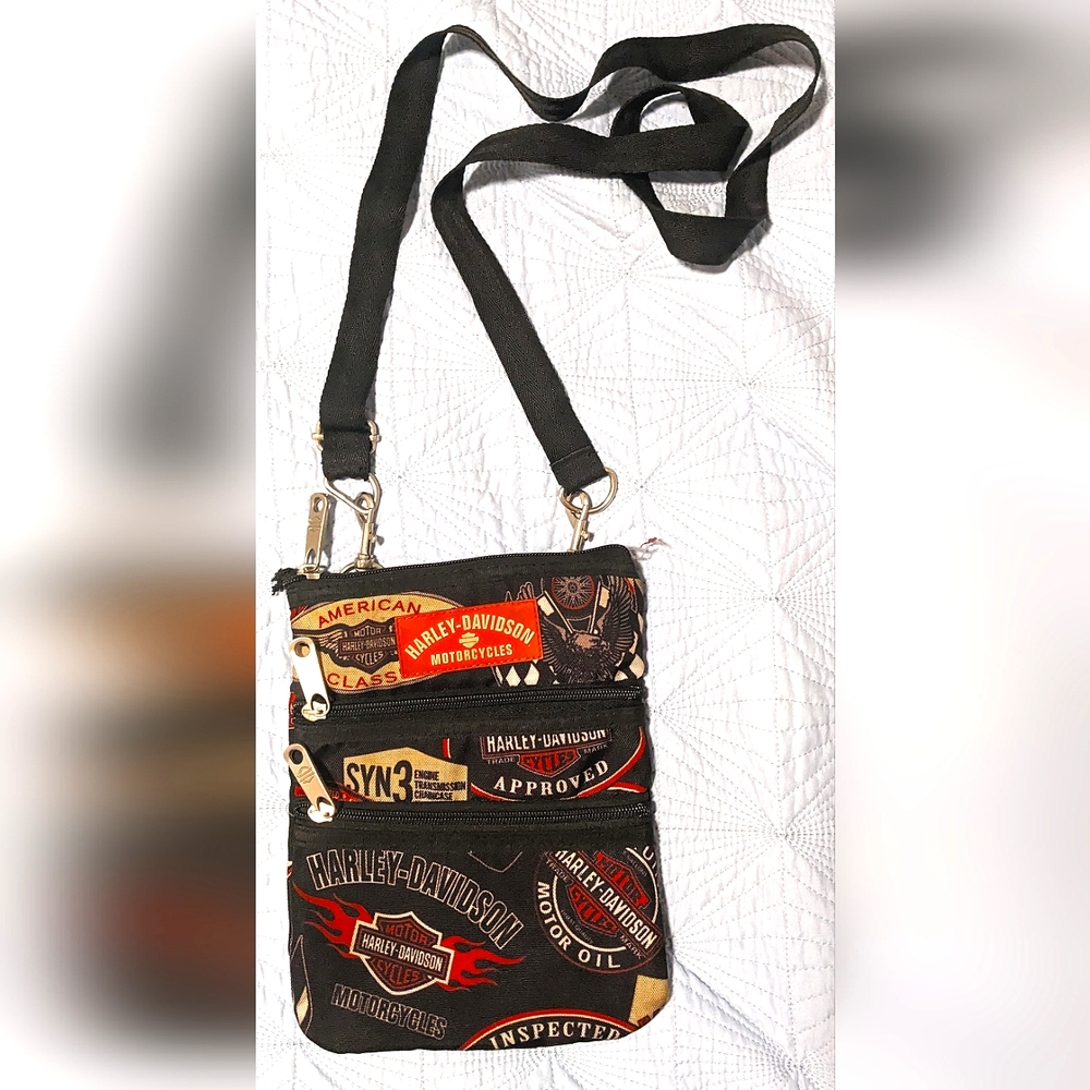 Harley Davidson Multi Print Crossbody Bag/Purse